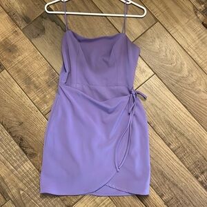 Purple formal dress